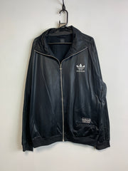 00s Black Adidas Tracksuit Men's XXL