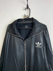 00s Black Adidas Tracksuit Men's XXL