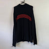 Black and Red Knitwear Sweater Women's Large