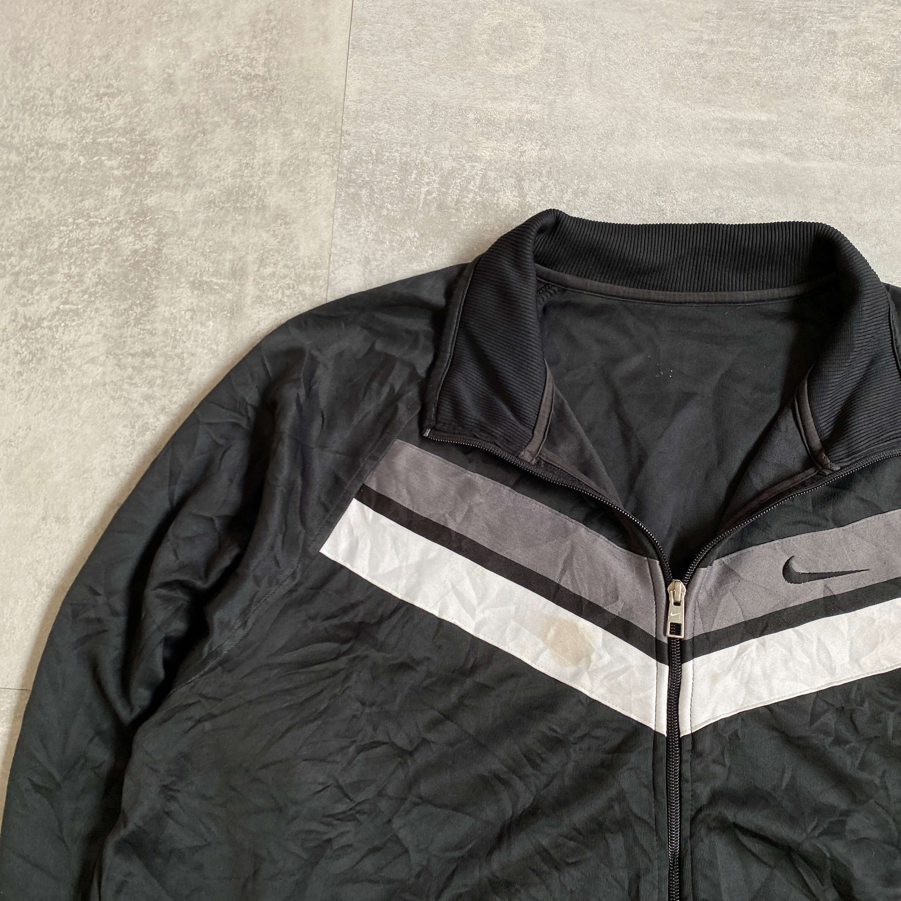 00s y2k Black Nike Track Jacket XL | awevintageclothing