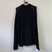 Black and Red Tommy Hilfiger Jumper Women's XL