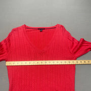 Pink Tommy Hilfiger Jumper Women's Large