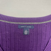 Purple Tommy Hilfiger Jumper Women's Medium