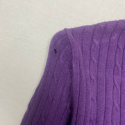 Purple Tommy Hilfiger Jumper Women's Medium