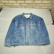 Vintage Blue Denim Jacket Men's XXXL