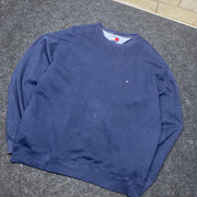 Navy Tommy Hilfiger Sweatshirt Men's Large