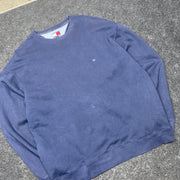 Navy Tommy Hilfiger Sweatshirt Men's Large