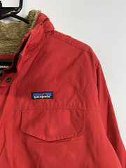 Red Patagonia Fleece Outdoor Jacket Men's Large