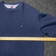 Navy Tommy Hilfiger Sweatshirt Men's Large