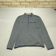 Grey Columbia Quarter zip Women's XL