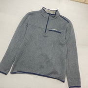 Grey Columbia Quarter zip Women's XL