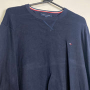 Navy Tommy Hilfiger Knit Jumper Sweater Large