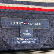 Navy Tommy Hilfiger Knit Jumper Sweater Large