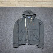 Black Polo Ralph Lauren zip up Hoodie Men's Medium