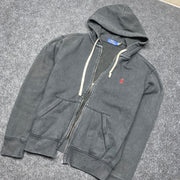 Black Polo Ralph Lauren zip up Hoodie Men's Medium