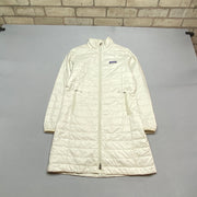 White Patagonia Puffer Long Coat Women's Small