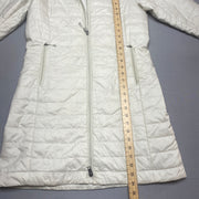 White Patagonia Puffer Long Coat Women's Small