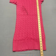 Pink Ralph Lauren Cable knit Long Jumper Women's XL