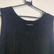 Black Lauren Ralph Lauren Knit Jumper Vest Womens 2XL