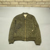 Khaki Green Burberry Bomber Jacket Men's Medium