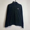 Black North Face Quarter Zip Fleece Mens Large