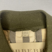 Khaki Green Burberry Bomber Jacket Men's Medium