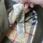 Khaki Green Burberry Bomber Jacket Men's Medium