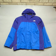 Blue and Navy North Face Raincoat Men's Large