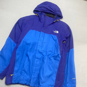 Blue and Navy North Face Raincoat Men's Large