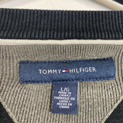 Navy Tommy Hilfiger Knit Jumper Sweater Large