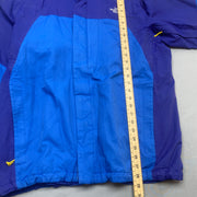 Blue and Navy North Face Raincoat Men's Large