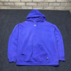 Vintage Blue Adidas Hoodie Men's XXXL