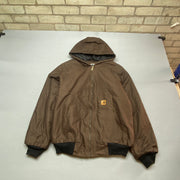 Reworked Brown Carhartt Workwear Jacket Women's XL