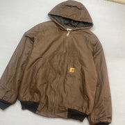 Reworked Brown Carhartt Workwear Jacket Women's XL