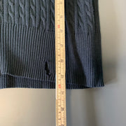 Black Tommy Hilfiger Cable Knit Jumper Women's XL