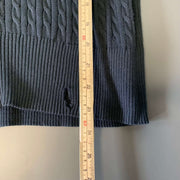 Black Tommy Hilfiger Cable Knit Sweater Women's XL