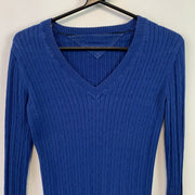 Blue Tommy Hilfiger Cable Knit Jumper Women's XS