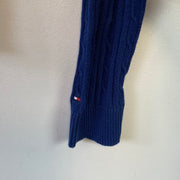 Blue Tommy Hilfiger Cable Knit Jumper Women's XS