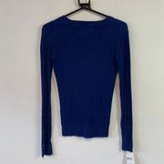 Blue Tommy Hilfiger Cable Knit Jumper Women's XS