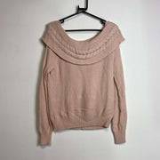 Pink Lauren Ralph Lauren Knit Jumper Sweater Womens Small