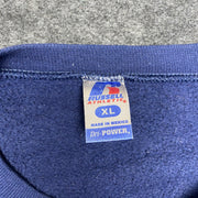 Vintage 90s Blue Russell Athletic Blank Sweatshirt Men's XL