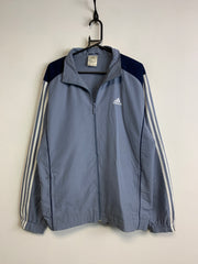 00s Blue-Grey Adidas Tracksuit Men's Medium