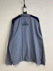 00s Blue-Grey Adidas Tracksuit Men's Medium