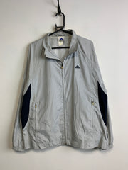 00s Grey Adidas Windbreaker Men's Large