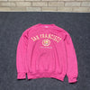 Vintage Pink San Francisco Sweatshirt Men's Small