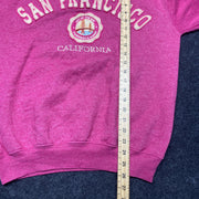 Vintage Pink San Francisco Sweatshirt Men's Small