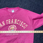 Vintage Pink San Francisco Sweatshirt Men's Small