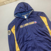 Navy Reebok NFL zip up Hoodie Men's XXL