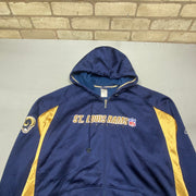 Navy Reebok NFL zip up Hoodie Men's XXL