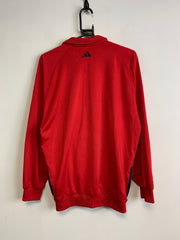 00s Red Adidas Tracksuit Men's Medium